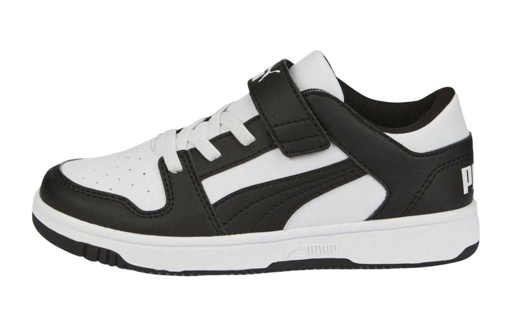 Детские кеды PUMA PUMA Rebound Layup Lo Sl (черно-белый)