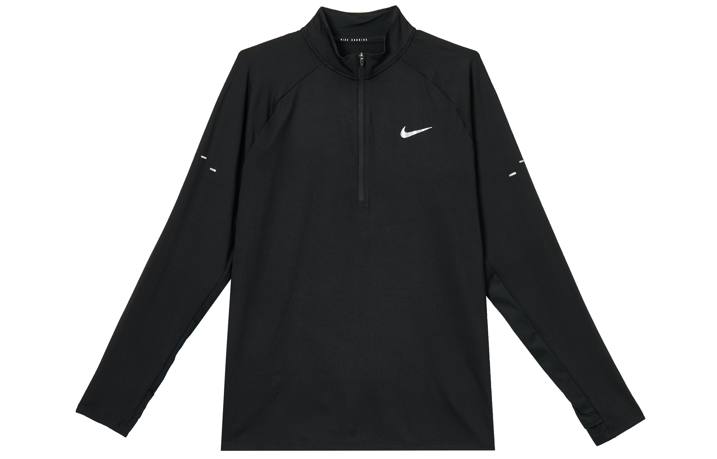 Мужская футболка Nike Dri-Fit STRIDE HZ MIDLAYER (черная)