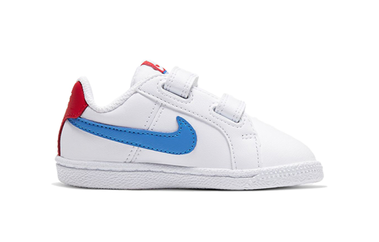Детские кроссовки Nike (бело-сине-красные) — фото 4