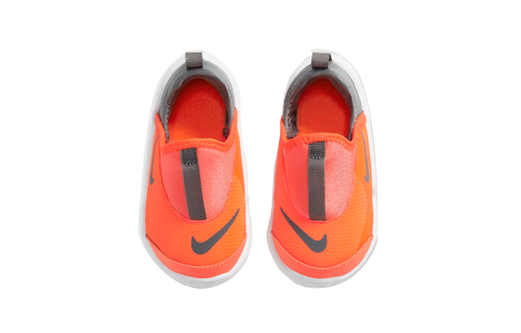 детские кроссовки Nike Lil' Swoosh (серо-оранжевый) — фото 4