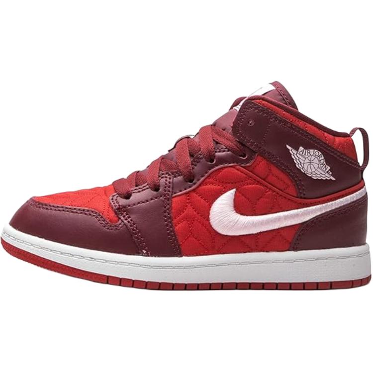 Детские кроссовки Jordan Air Jordan 1 Mid SE (красные)