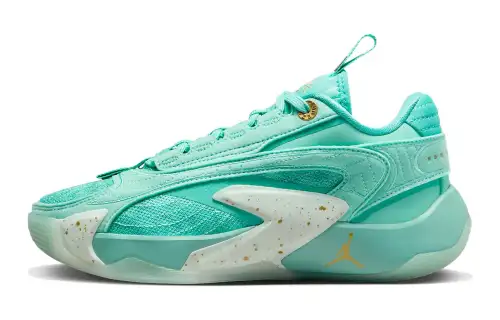 Jordan Luka 2 Slip Resistant Cushioning Abrasion Resistant Low top Basketball Shoes Green Unisex