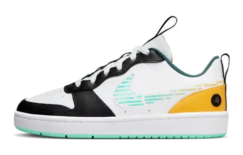 Nike Court Borough Low 2 SE Laser Orange Barely Green GS
