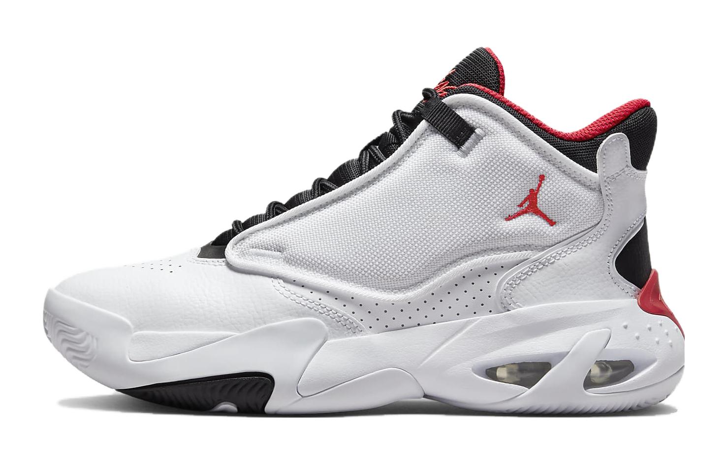 Jordan Max Aura 4 Slip Resistant Cushioning Mid top Basketball Shoes White Unisex
