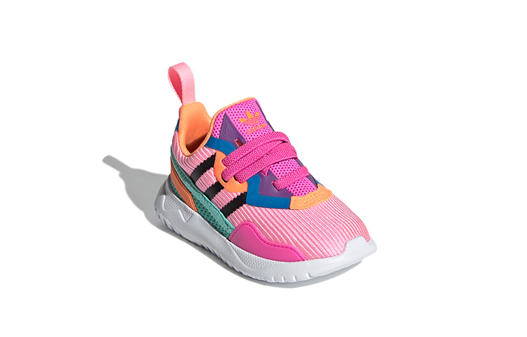 Кроссовки adidas originals Flex El I (розово-черно-синие) — фото 3