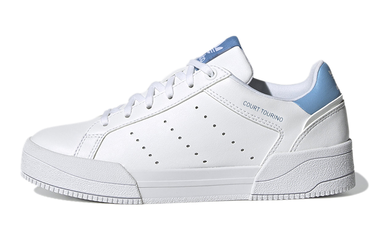 Кеды adidas originals Court Tourino J (бело-синие)