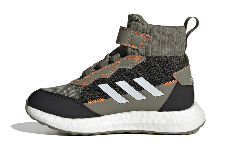 Детские кроссовки adidas Rapidalux (черно-зеленые)