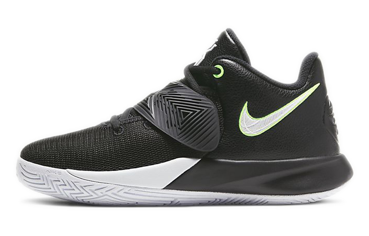 Кроссовки Nike NikeFlytrap 3 GS (черно-бело-зеленые)