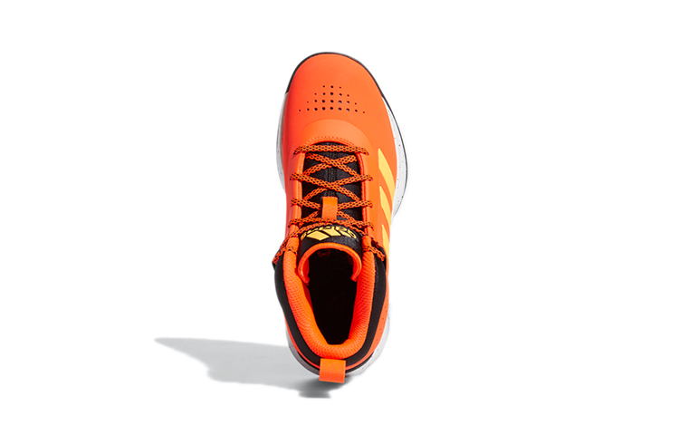 Детские кроссовки adidas Cross Em Up 5 Wide (оранжево-черные) — Оранжевый / чёрный — фото 6