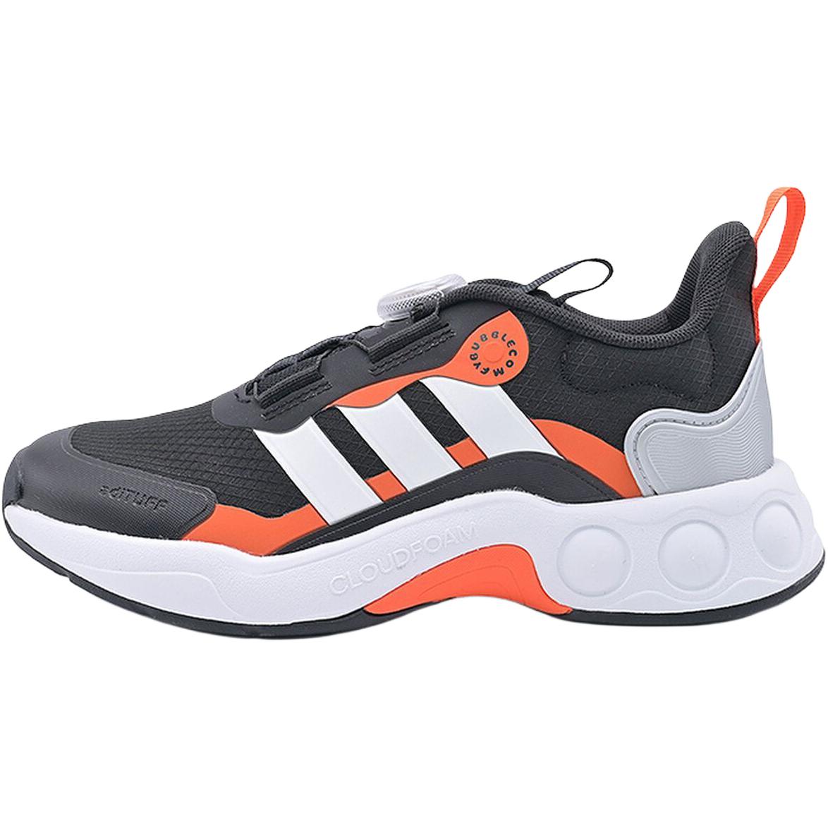 Детские кроссовки adidas NITROBUBBLE BOA (черно-белые)