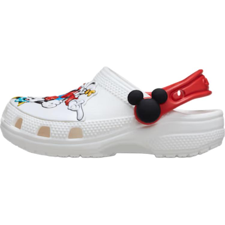 Детские кроксы Crocs Mickey Friends Classic Clog (белые)