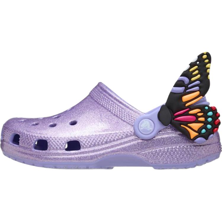 Детские сандалии Crocs Classic I Am Butterfly (фиолетовые)
