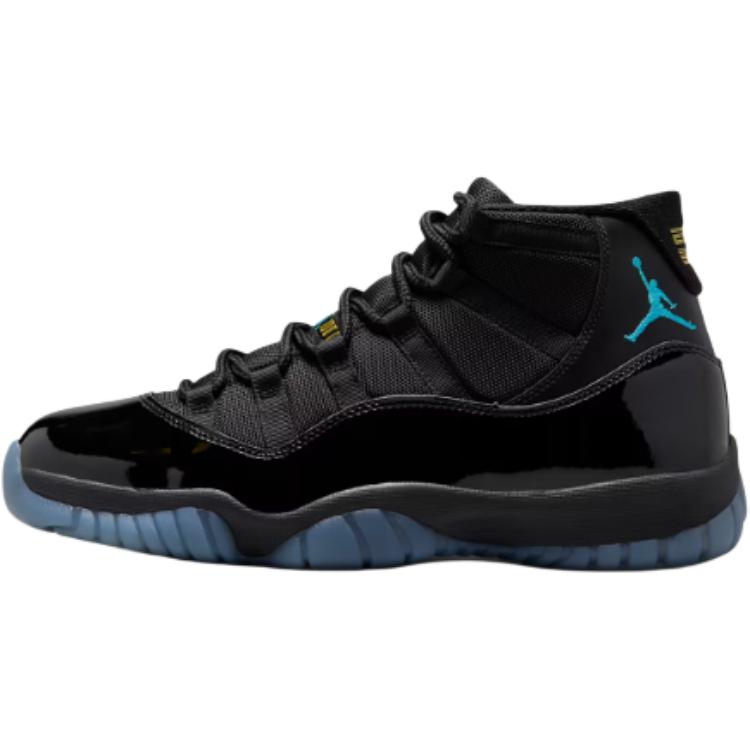 Детские кроссовки Jordan Air Jordan 11 Retro "GAMMA" Blue (черно-синие)