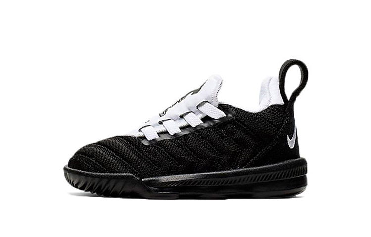 Детские кроссовки Nike NikeLebron 16 4H (черно-белые)