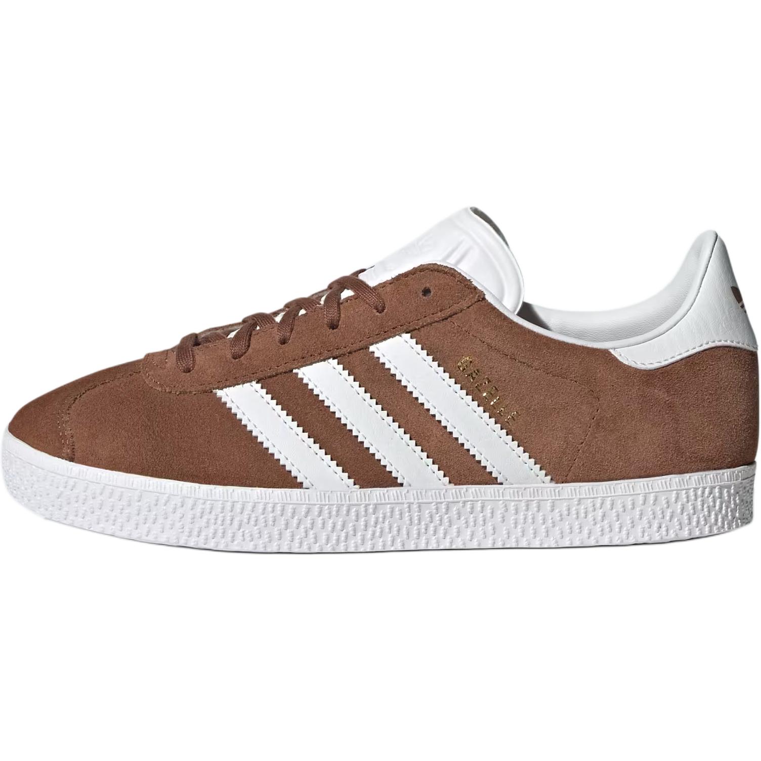 Детские кеды adidas originals GAZELLE (коричневые)