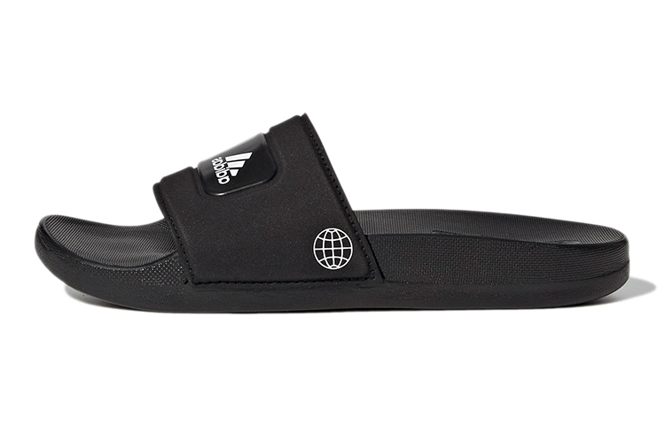 Детские шлепанцы LEGO x adidas Adilette Comfort K (черные)