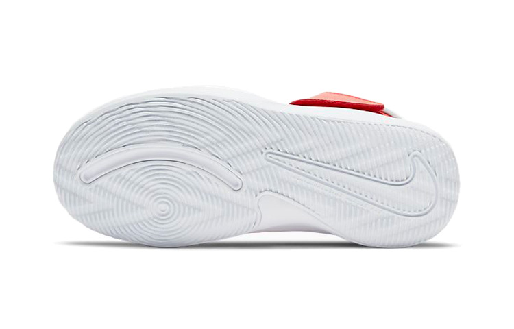 Детские кроссовки Nike Team Hustle D 9 Li (красно-желтые) — фото 8
