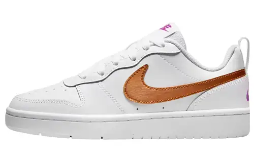 Nike Court Borough Low 2 SE 'White Metallic Copper' GS
