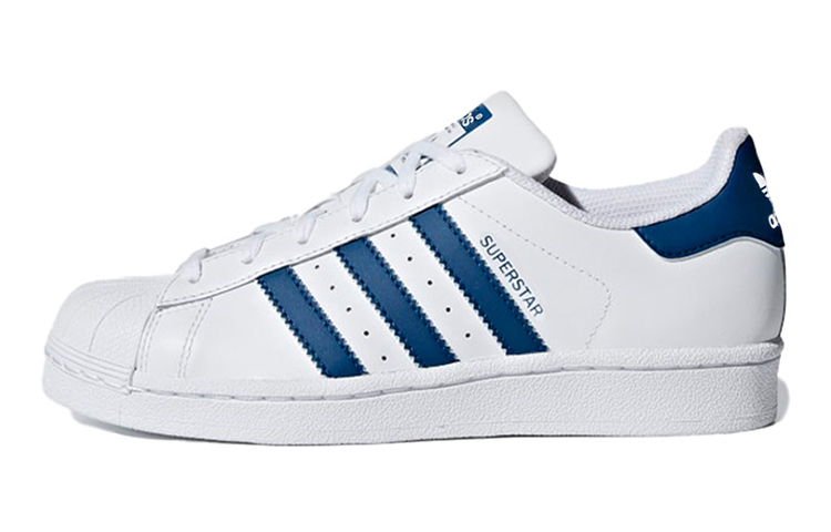 Кеды adidas adidas originals SUPERSTAR (белый / синий)