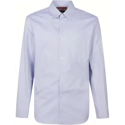 Gucci chest-pocket shirt