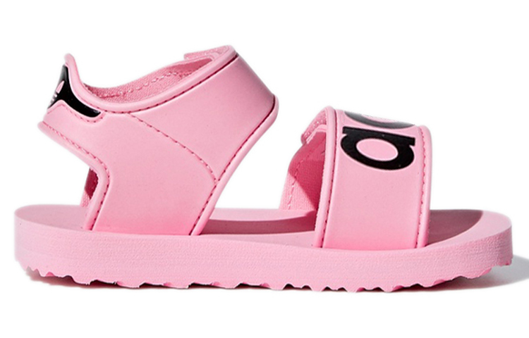 Детские сандалии adidas originals Beach Sandal (розово-черные) — фото 3