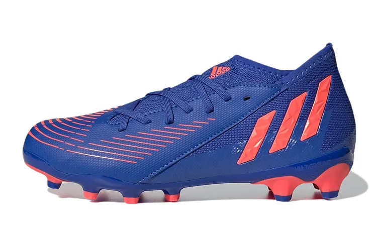 Adidas Predator Edge.3 Cushioning, Wear Resistant Low top Kids' Soccer Shoes Blue Kids'
