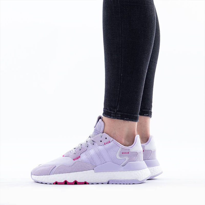 Детские кроссовки adidas Nite Jogger (фиолетовый) — фото 7