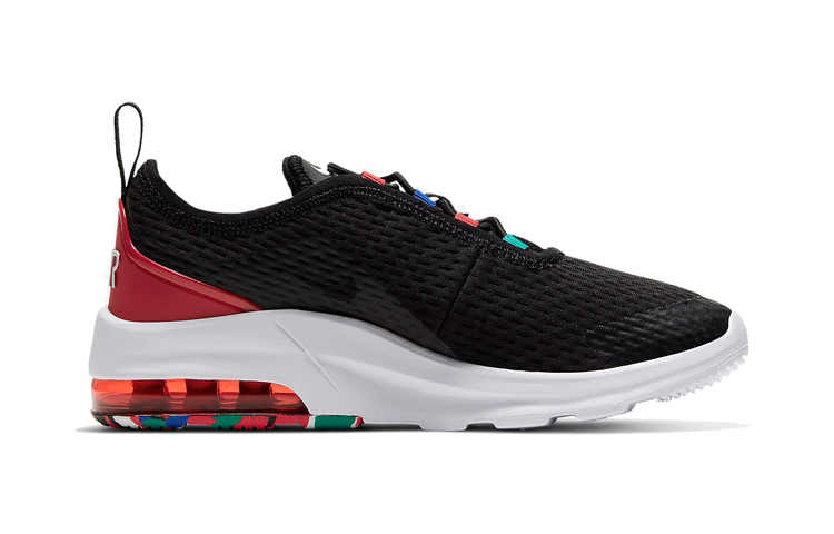 Детские кроссовки Nike Air Max Motion (черный) — 黑/超蓝/海神绿/大学红 — фото 3