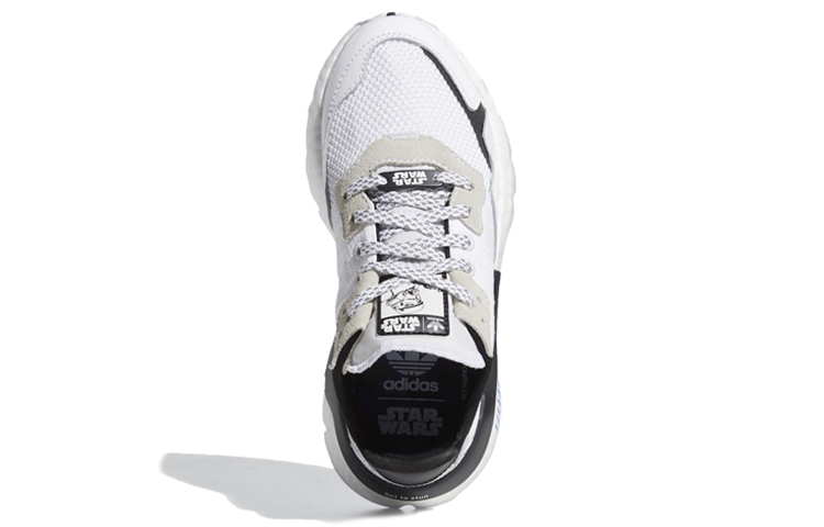 Детские кроссовки adidas originals Nite Jogger (черно-белый) — Чёрный / белый — фото 7