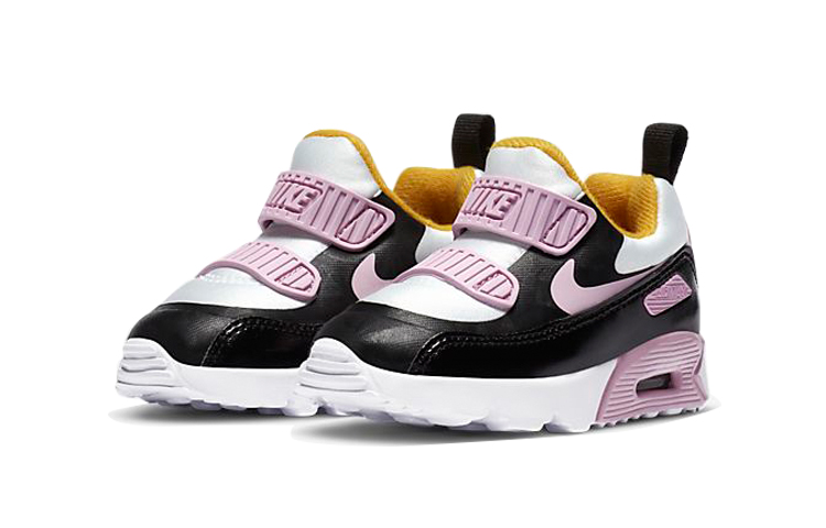 Кроссовки Nike Air Max 90 (черно-розовые) — фото 5