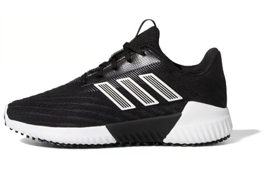 Adidas Climacool 2.0 Slip Resistant Lightweight Non slip Lightweight Low top Kids' Running Shoes Black White Teenagers