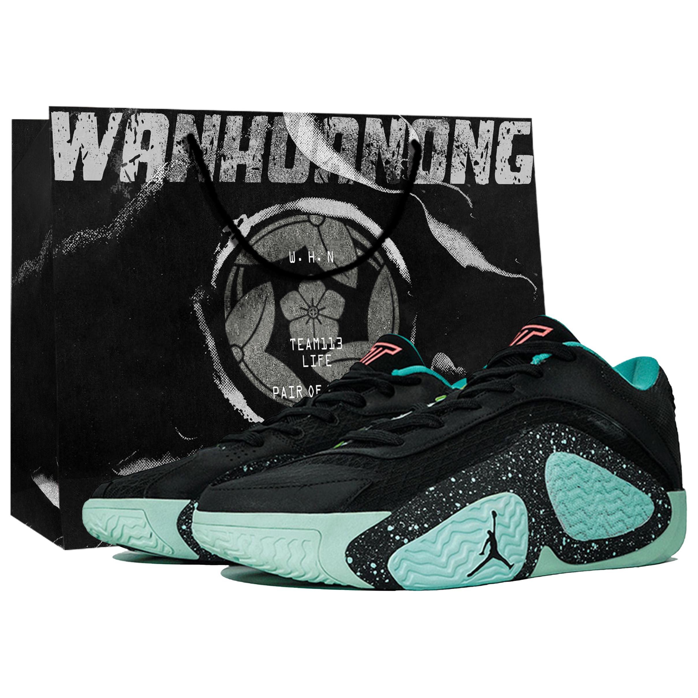 Jordan Tatum 2 Vortex Of A Thousand Flowers, Black History Month, Shopping Bag Cushioning Abrasion Resistant Breathable