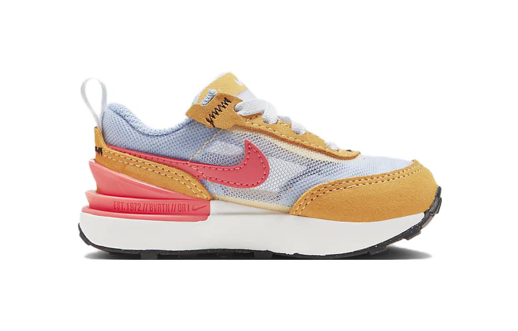 Кроссовки Nike Waffle One TD (оранжево-красные) — Оранжевый / красный — фото 4