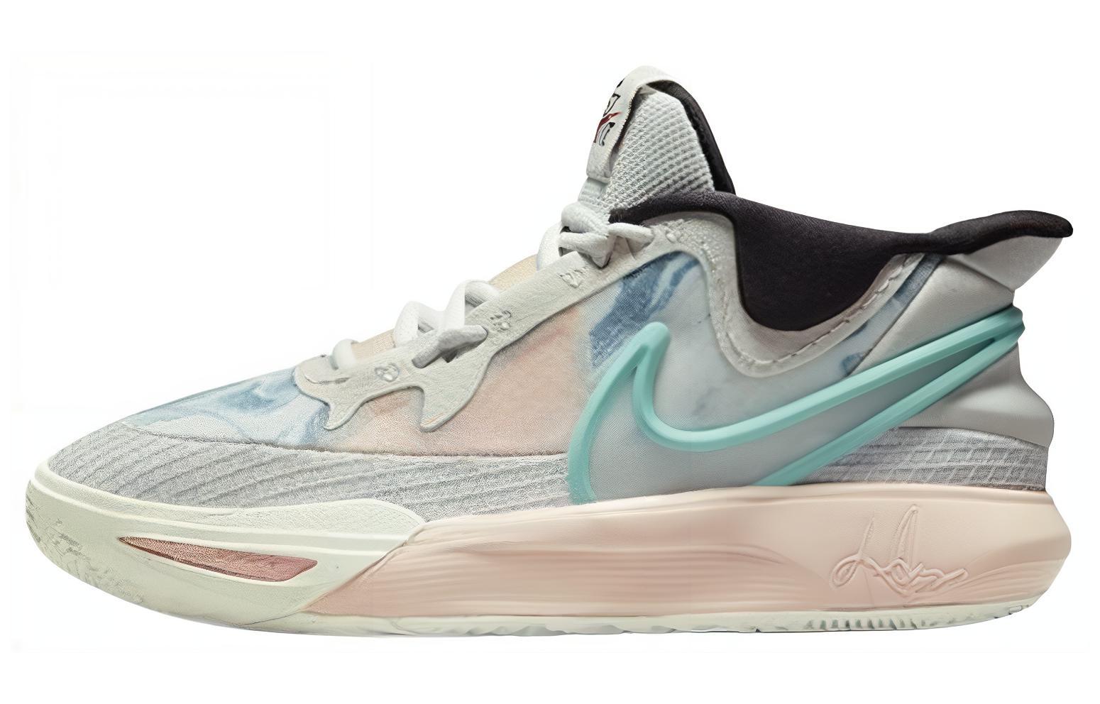 Кроссовки Nike Kyrie 8 (серо-розовые)