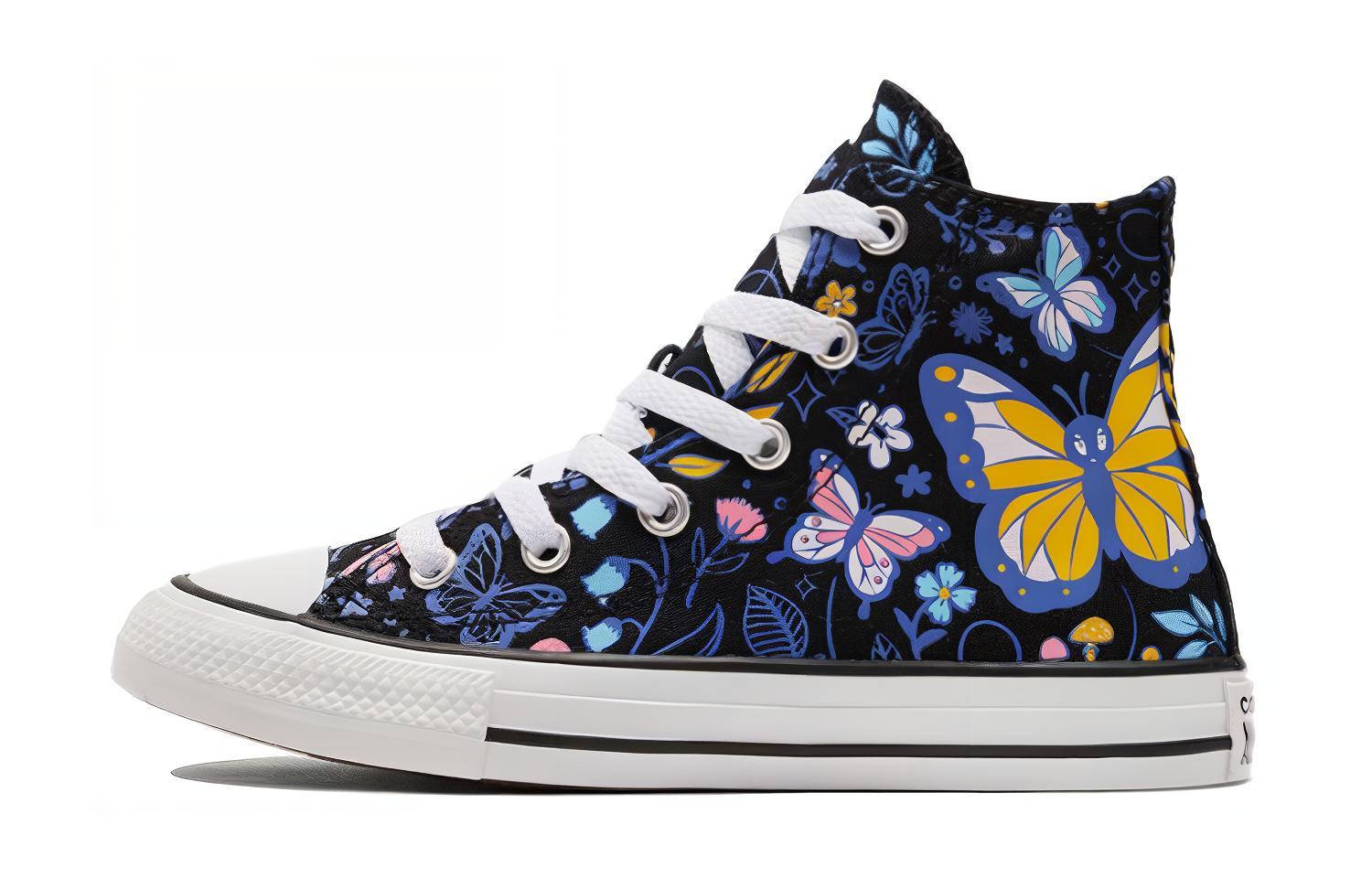 Кеды Converse ConverseChuck Taylor All Star (черные с принтом)