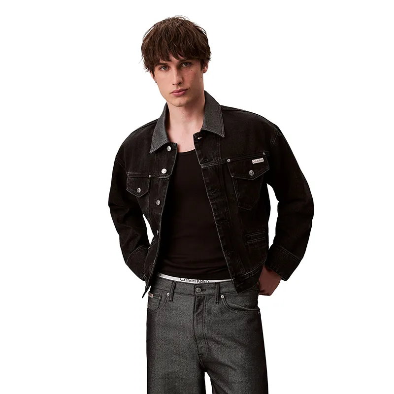 CALVIN KLEIN Denim Jacket Men's Gift Box Set Included