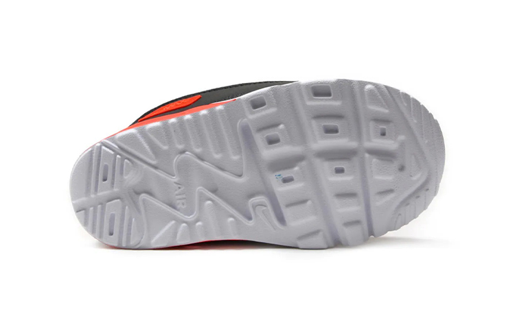 Детские кроссовки Nike Air Max Tiny 90 (черно-серо-красный) — фото 8