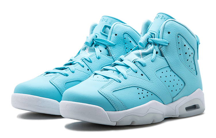 Кроссовки Jordan JordanAir Jordan 6 Retro Pantone GS (синий / белый) — фото 4