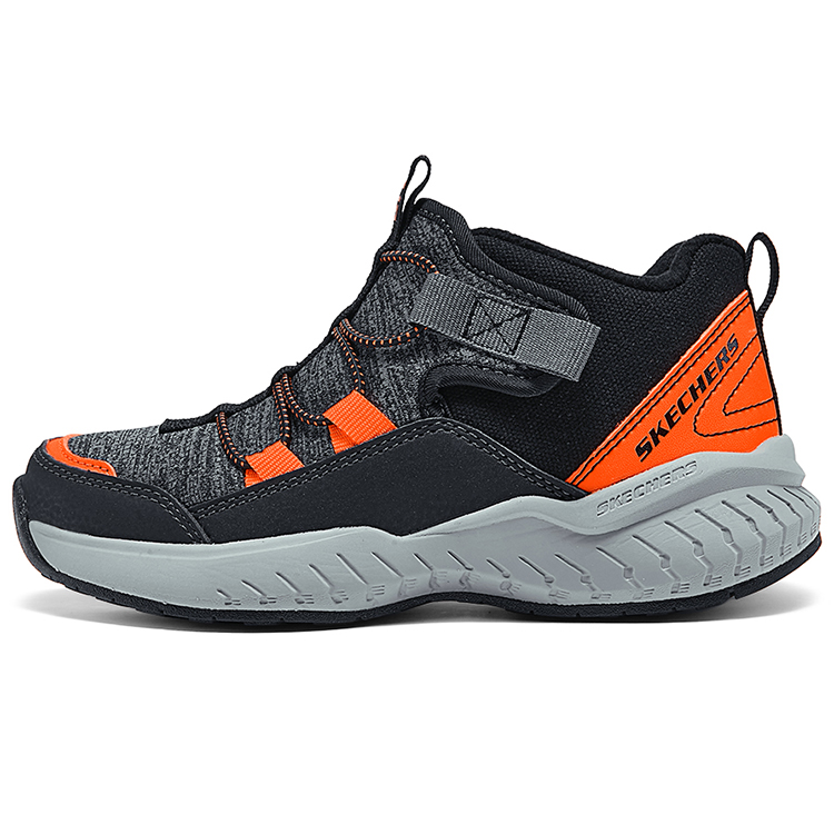 Ботинки Skechers Kids Boot (черно-оранжевые)