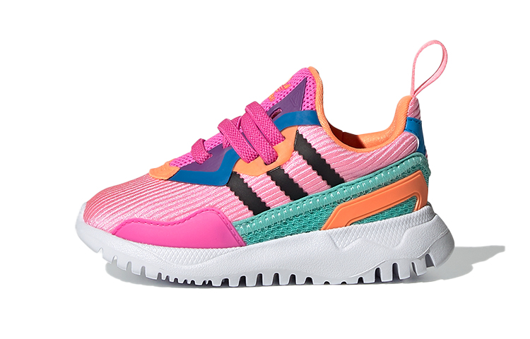 Кроссовки adidas originals Flex El I (розово-черно-синие) — фото 1