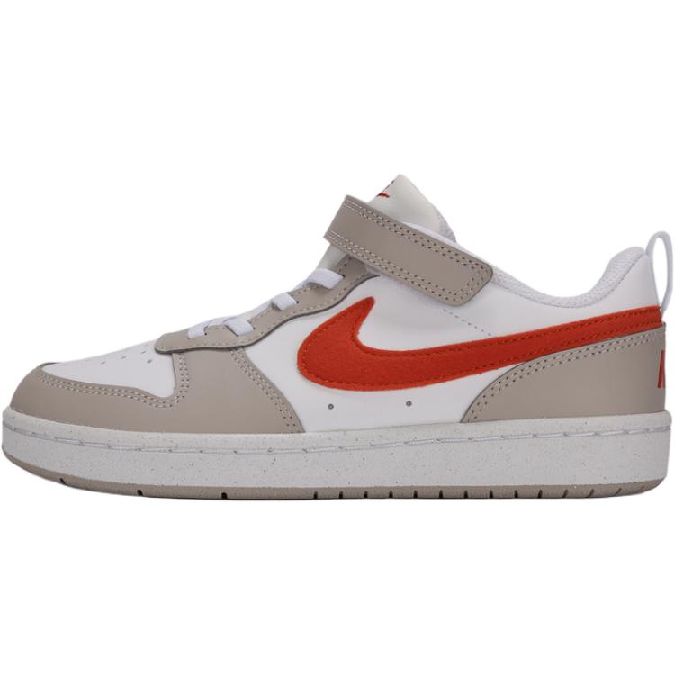 Детские кеды Nike Court Borough ESS+ (бело-красные)