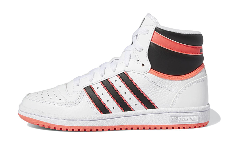 Кеды adidas originals Top ten Rb J (бело-черно-розовые)