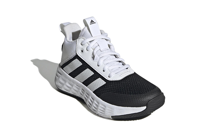 Детские кроссовки adidas OwnTheGame 2.0 (белый / черный) — Белый / чёрный — фото 3