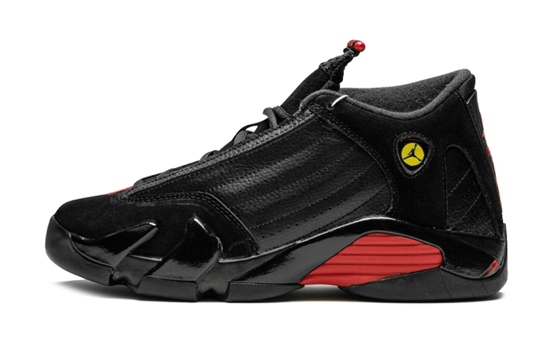 Кроссовки Jordan Air Jordan 14 Retro Last Shot (черно-красные)