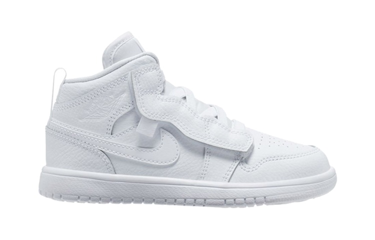 Детские кроссовки Jordan Air Jordan 1 MID ALT (белые) — Белый — фото 4