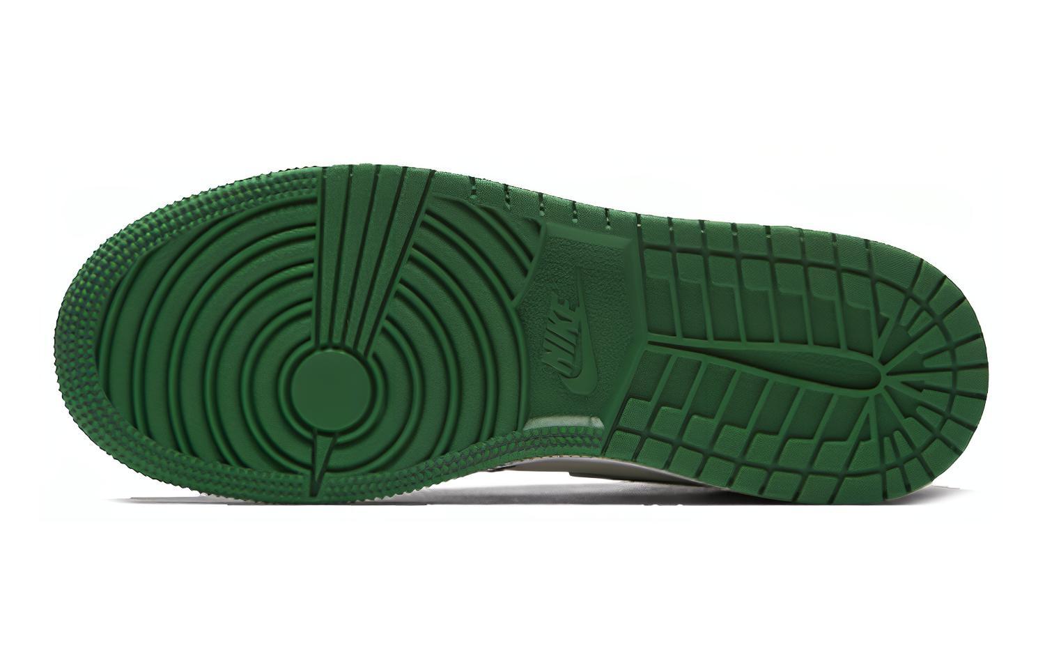 Кеды Jordan 1 Retro High Pine Green (черно-зеленые) — фото 9