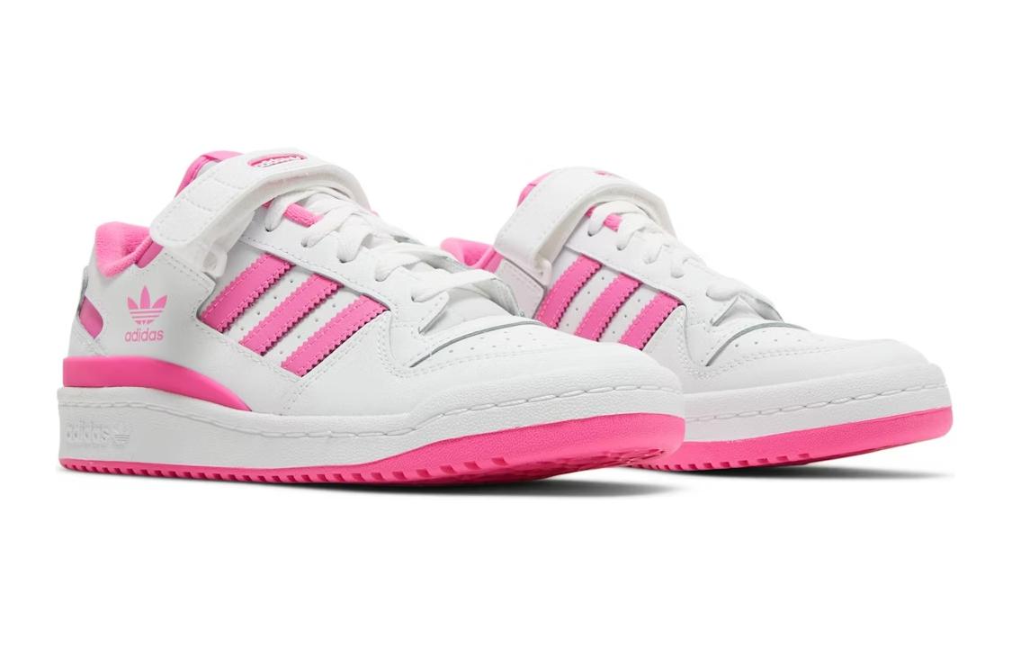 Кеды adidas originals FORUM Low J (розово-белые) — Розовый / белый — фото 4