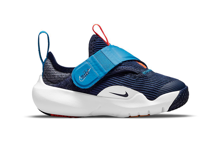 Детские кроссовки Nike Flex Advance (сине-оранжевый) — Синий / оранжевый — фото 4