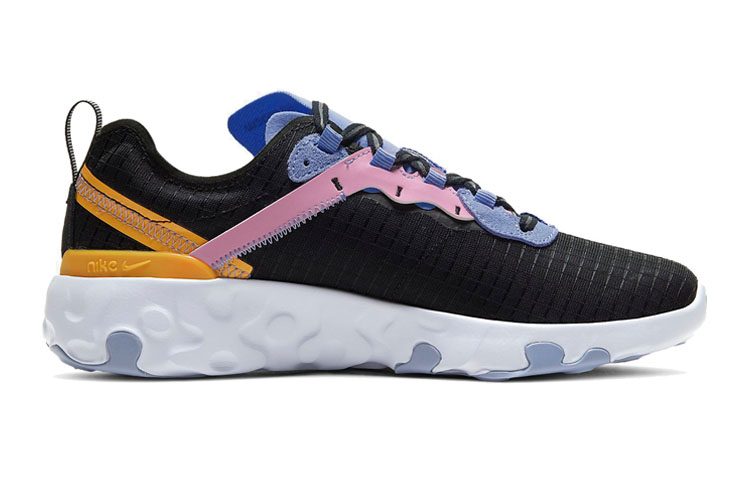 Кроссовки Nike NikeRenew Element 55 (черно-фиолетовые) — фото 3