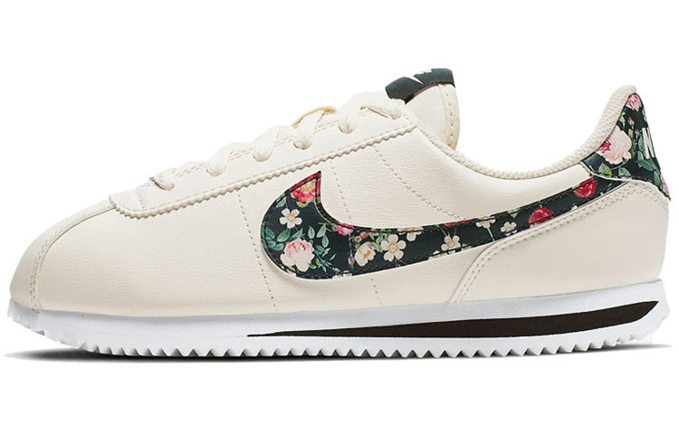 Nike Cortez Basic LTR VF flower hook sports trend GS running shoes for men and women.